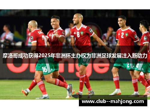 摩洛哥成功获得2025年非洲杯主办权为非洲足球发展注入新动力 摩洛哥成功获得2025年非洲杯主办权为非洲足球发展注入新动力